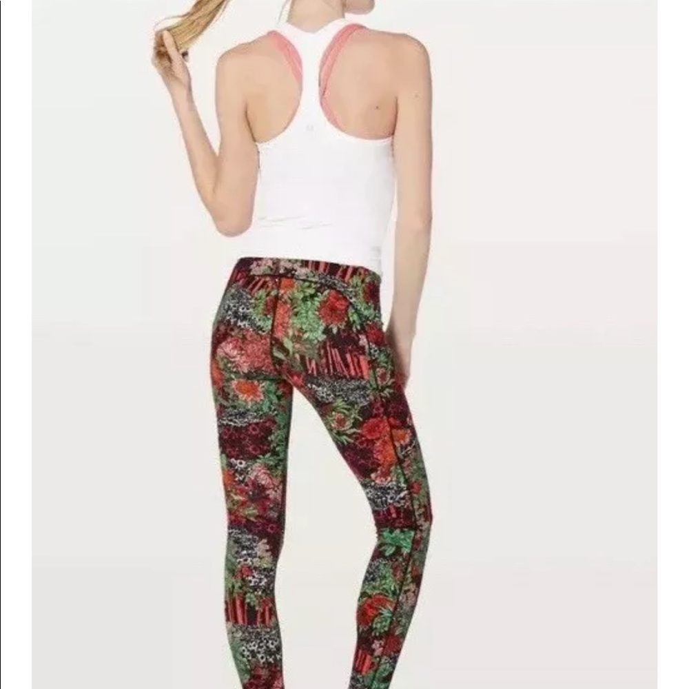 ❗️SOLD❗️Lululemon wunder Under Leggings zen garden - Picture 3 of 8